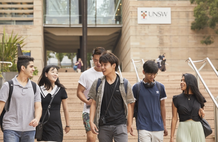 UNSW students on campus